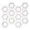 Andova Tiles Hexaco Straight Edge Natural Stone Mosaic Sheet Wall and Floor Tile SAM-ANDHEX420 - alternate 3